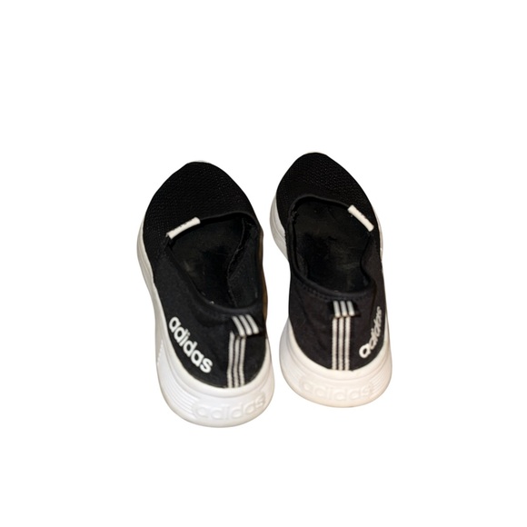 Adidas Neo Black and White Slip-On Shoes size 7 - Picture 3 of 4